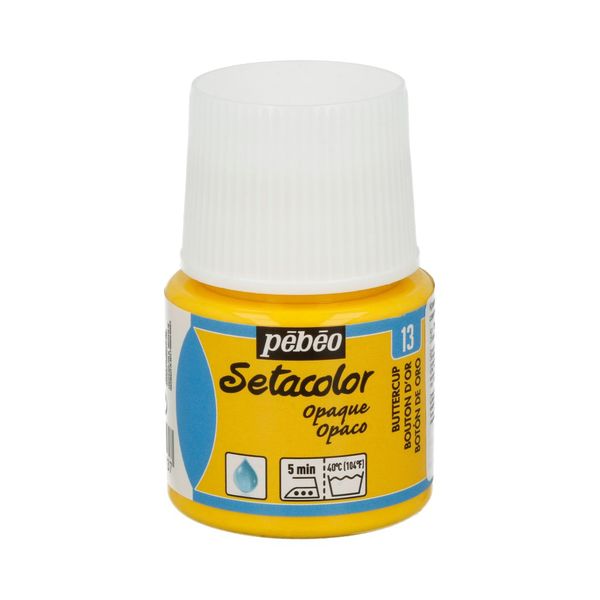 Краска для темных и светлых тканей Setacolor 45 мл 295-013 лютик, Pebeo