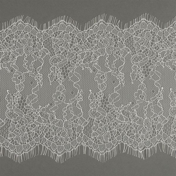 Кружево шантильи (реснички) диз. A88 шир.170мм цв.F102 молочный, 3 метра, Kruzhevo