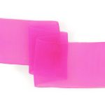 Лента капроновая (органза) 50.0 мм, 22.86 м, 14 т.розовый