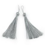 Кисти шторные 120.0 мм, метанит, серебро, 5 шт