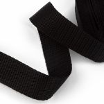 Стропа (ременная лента) 30 мм / 5х2.5 метра, фасовка, черный, 3713 (3075_3590)