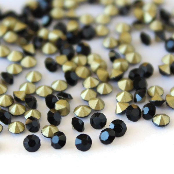 Стразы конусовидные риволи 2,5мм, ss8, 432 штук (стекло) (280)