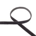 Лента бархатная (тесьма) эластичная 6.0 мм / 16.5±0.5 метра, №602 (18-3906) т.серый, Blitz VRE-06