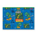 Альбом для рисования 100 г/м², A4 29х20.5 см, 10 шт, на скобе 32 л, 32АЛСК4_000212 Берегись, акулозавры!, Светоч