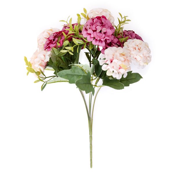 Растение искусственное Гортензия 33 см, 3 шт, 01, Blumentag ATJ-33