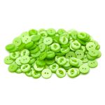 Пуговицы 2 прокола 28L (207 салатовый), CX-2719, 144 шт