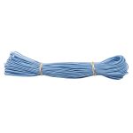 Резинка шляпная (шнур эластичный) ⌀2.0 мм / 30 метров, голубой