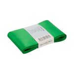 Лента атласная 1-сторонняя 75.0 мм / 5 шт по 5.4 метра, №134 зеленый, Gamma AL-75P