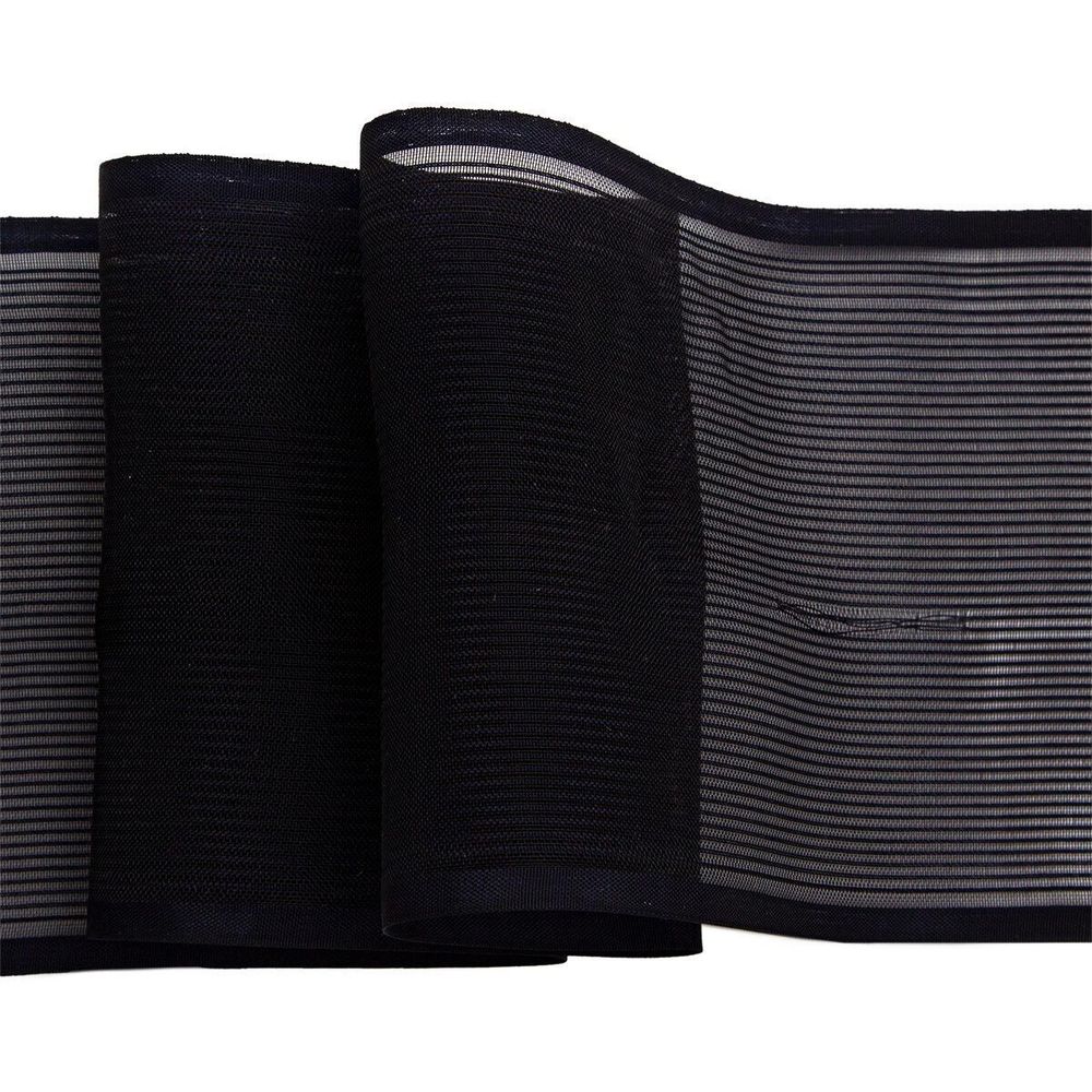 Лента для бантов (капрон) _8 см, 25 м (черный) С3501