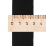Резинка бельевая (окантовочная) 30.0 мм / 50 метров, тканая, черный, 124030/1