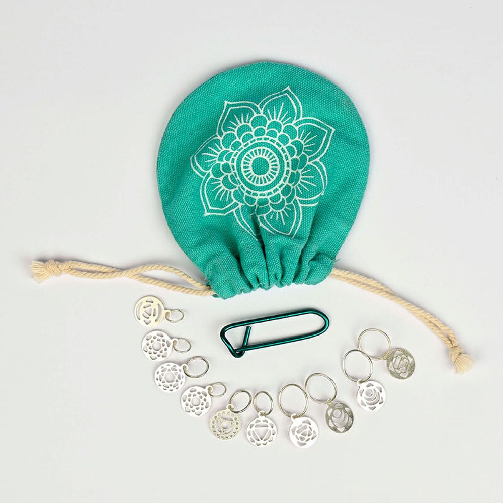 Маркер для вязания Knit Pro Mindful, металл с покрытием из стерлингового серебра, KnitPro, 36632