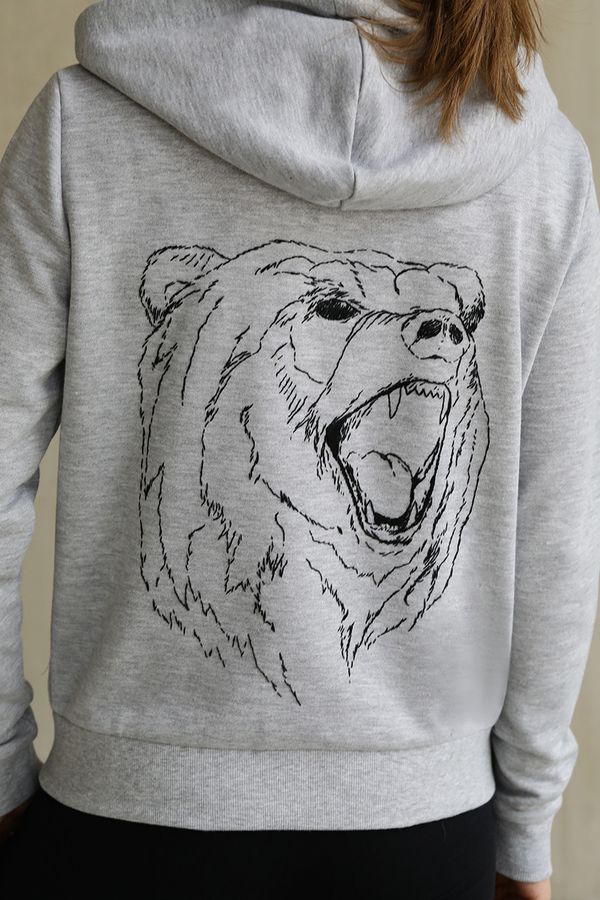 Набор для вышивания нитками Panna, Живая картина, Медведь, 29х36 см