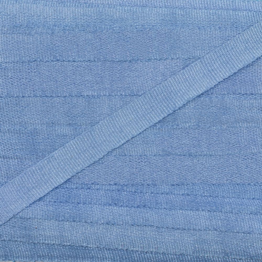 Лента (тесьма) шелковая 4.0 мм / 45.5±0.5 метров, №257 т. голубой, Gamma SR-4