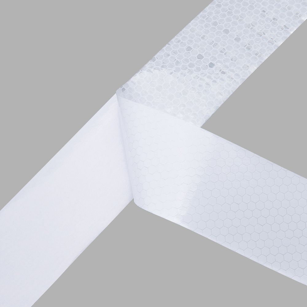 Лента светоотражающая самоклеящаяся 50.0 мм / 3 метра, белый металлик, 6830-0034