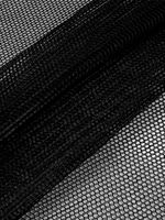 Сетка для бейсболок жесткая 70 г/м², 150 см / 100 метров, TBY.102-1, цв.черный