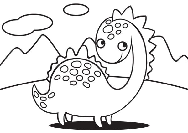 Набор для раскрашивания цветным песком №31 Динозавр, 16.5х23 см, Hobbius SPT-01