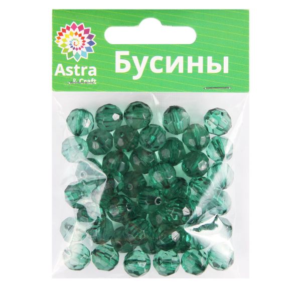 Бусины акрил ⌀10 мм, 25 г, Astra&Craft, 59
