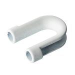 Наконечник для шнура металл 17х16 мм, 20 шт, №02 белый, Gamma GB 1656