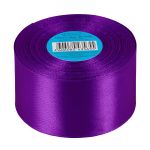 Лента атласная 1-сторонняя 50.0 мм / 33±2 метра, 046 лиловый, Gamma