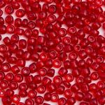 Бисер Astra&Craft 6/0 (4.1 мм), 150 г (10х15 г), цв. 5B бордовый/прозрачный