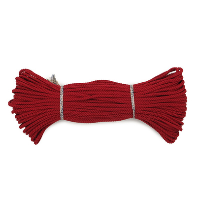 Шнур плетеный ⌀4.0 мм / 30 метров, бордо