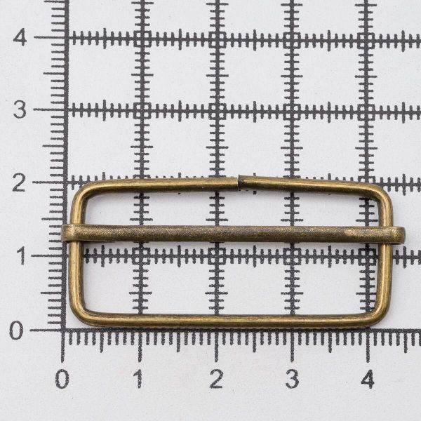Рамка регулировочная 40 мм ушко (19х45 мм) (бронза), 100 шт