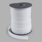 Лента (тесьма) шторная для римских штор (1 ряд петель) 18 мм / 100 метров, с продольным карманом