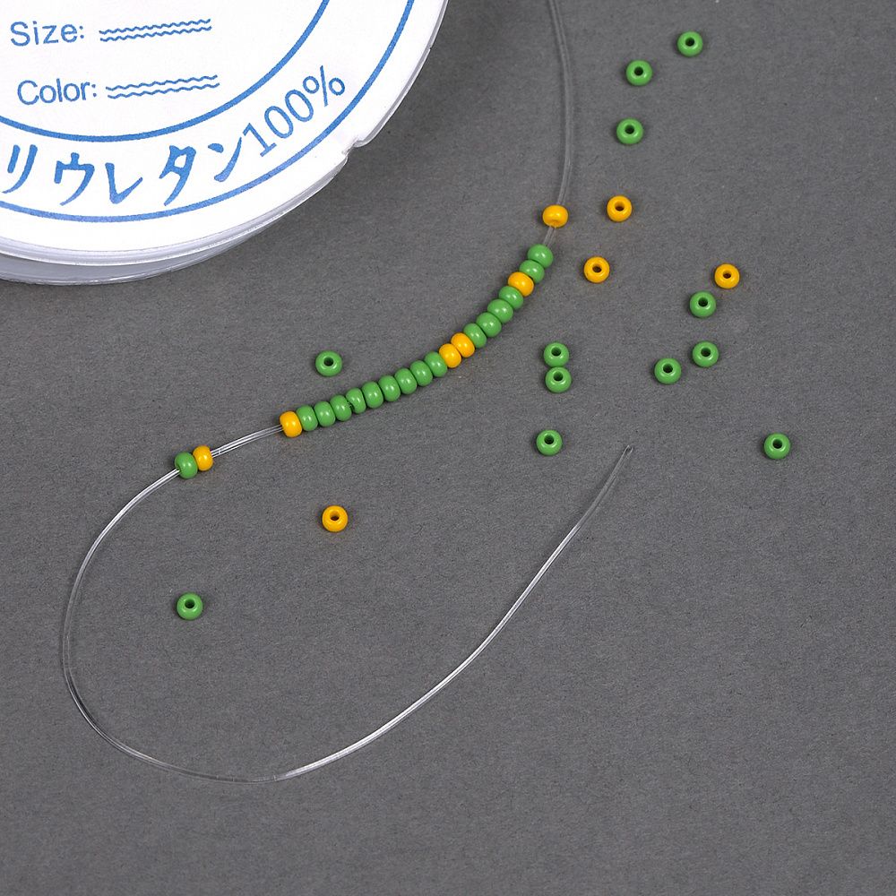 Нитки силиконовые ТВ 0215-1012 0,6мм цв.прозрачный 10х30м