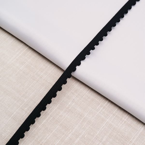 Резинка бельевая (ажурная) 10.0 мм / 13.72 метра, черный, 3AR3578