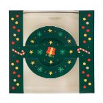 Коробка для мини-торта 14х14х8 см, №1 Изумрудный карнавал, S-Chief CBC-007