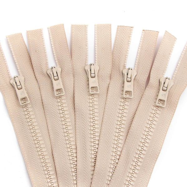 Молния трактор Arta Т6 (6 мм) 1 зам., разъем., 85 см, цв. 105 св.бежевый, уп.5 шт