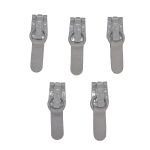 Крючок шубный Amii 50 мм, RAL 7037, 50 шт, серый