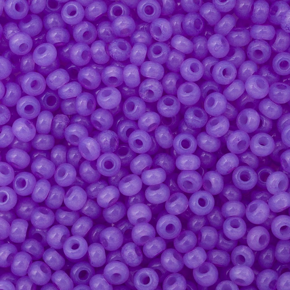 Бисер эффект алебастра 10/0, круг.отв., 100 г (5х20 г) Preciosa