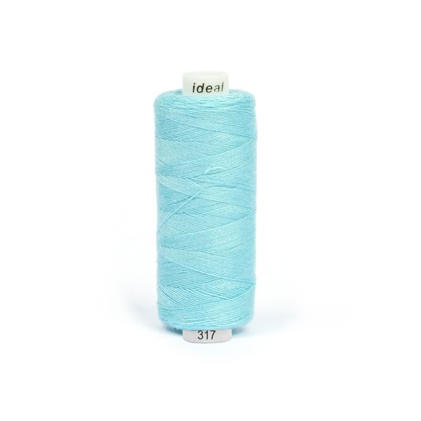 Нитки швейные бытовые Ideal 40/2, 366 м / 10 кат., 317 голубой