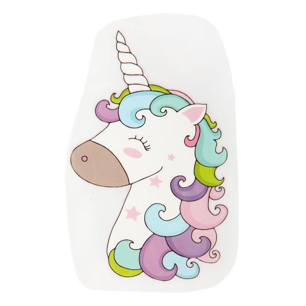 Термотрансфер M №01, 1 шт, M-022 единорожек 13.5х9 см, Gamma 