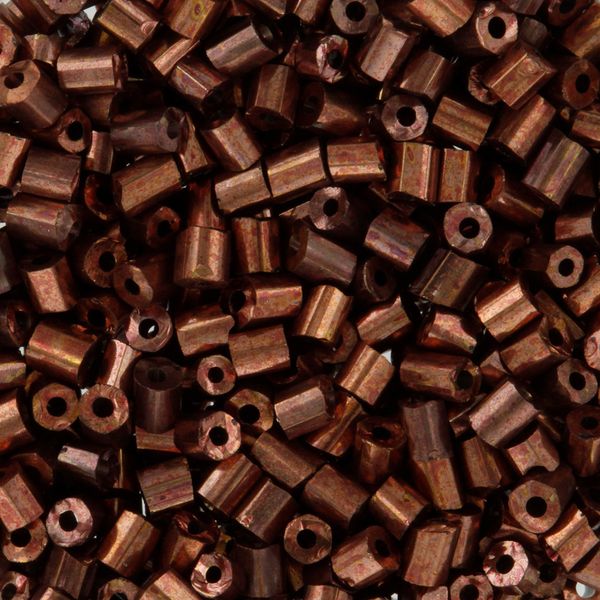 Бисер рубка Zlatka 10/0 100 г (10х10 г), №0575 бронза GC