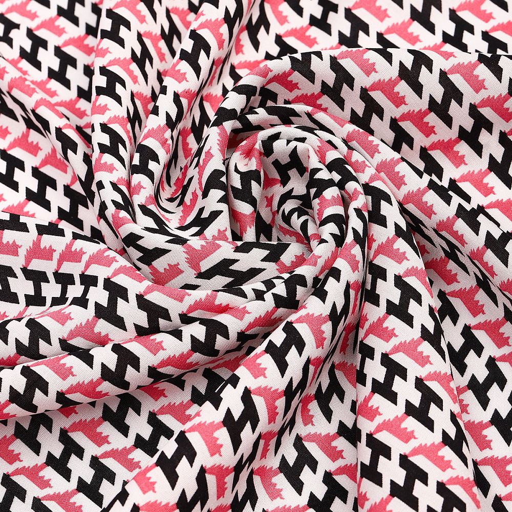 Штапель 90 г/м², 145 см / 2 метра, TBY.Vi.pr.E1346.6.2, цв.06 розовый