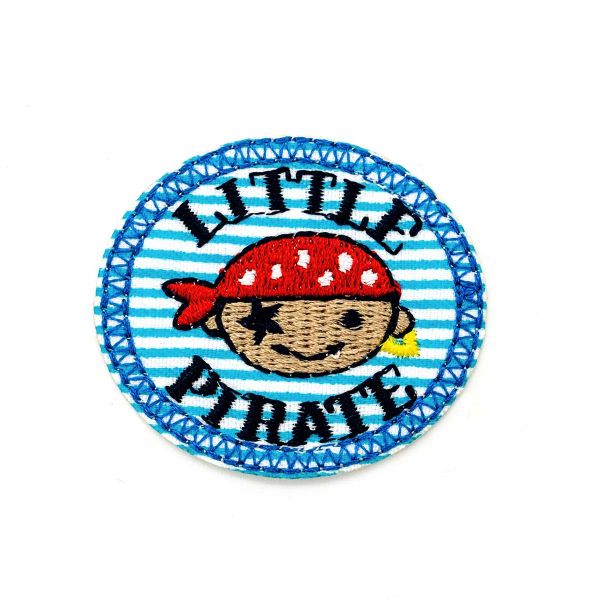 Термоаппликация Маленький пират, d=3,6см BA1033
