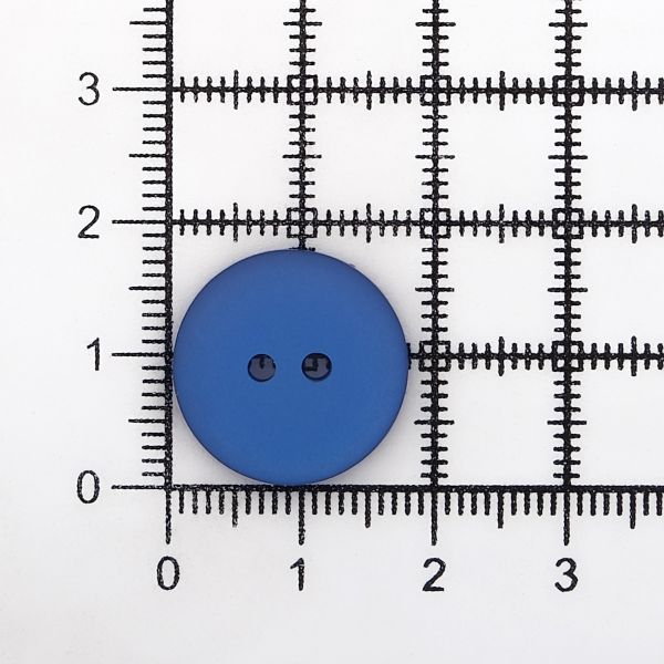 Пуговицы на 2 прокола 28L (18мм), пластик (col.20 синий), CR-K18M, 144 шт