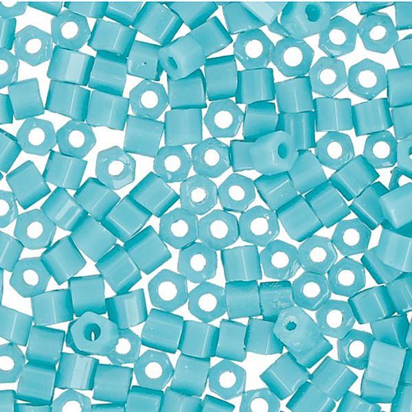 Бисер Toho 11/0 Hexagon 2 (2.2 мм), 25 г (5х5 г), 0055 бирюзовый