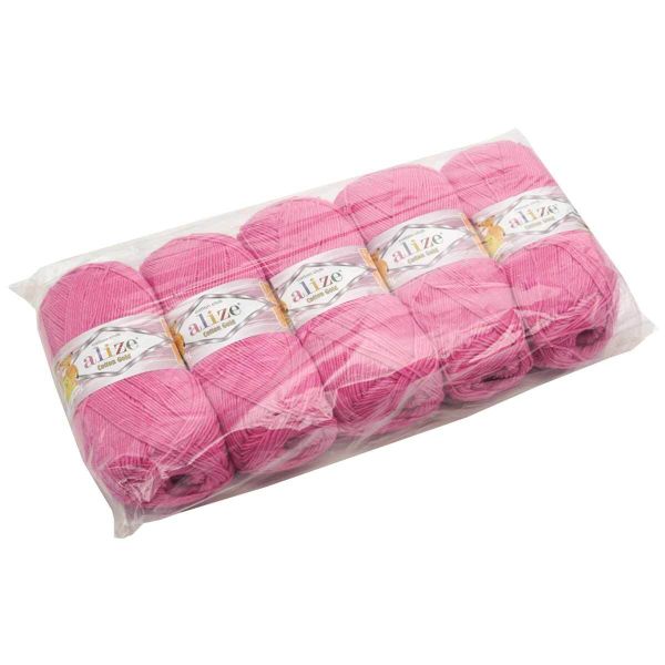 Пряжа Alize (Ализе) Cotton Gold / уп.5 мот. по 100 г, 330м, 264 лаватера