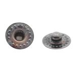 Кнопка Альфа (S-образная) ⌀10.0 мм, ≈144 шт, СТАЛЬ, черный никель, NEW STAR