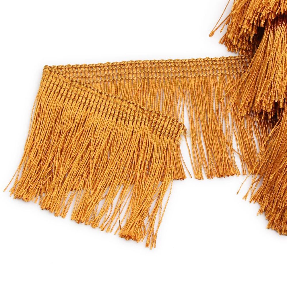 Бахрома отделочная 63.0 мм / 25 метров, 848 золотистый