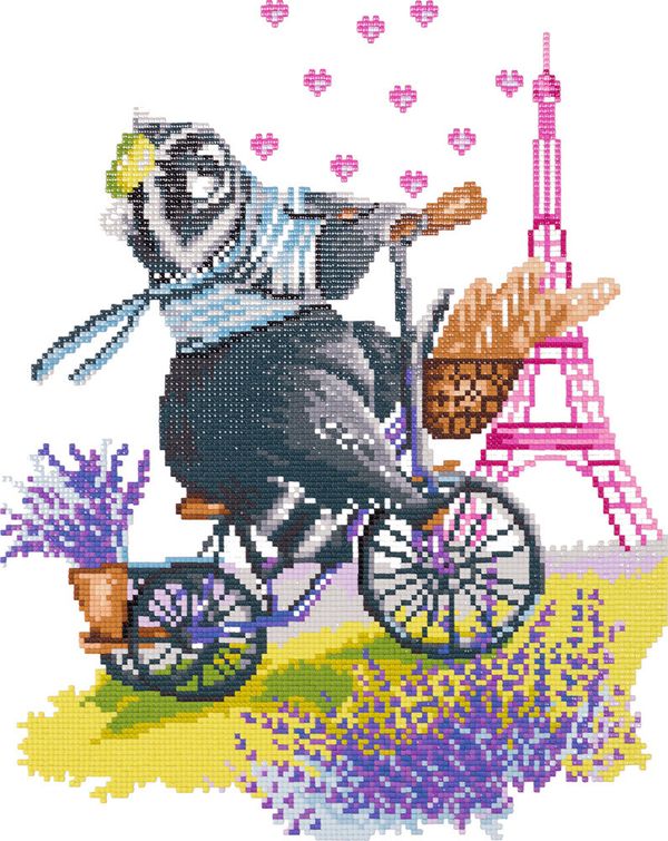 Алмазная (кристальная) мозаика Фрея, Еду к своей любимой, 35х28,5 см