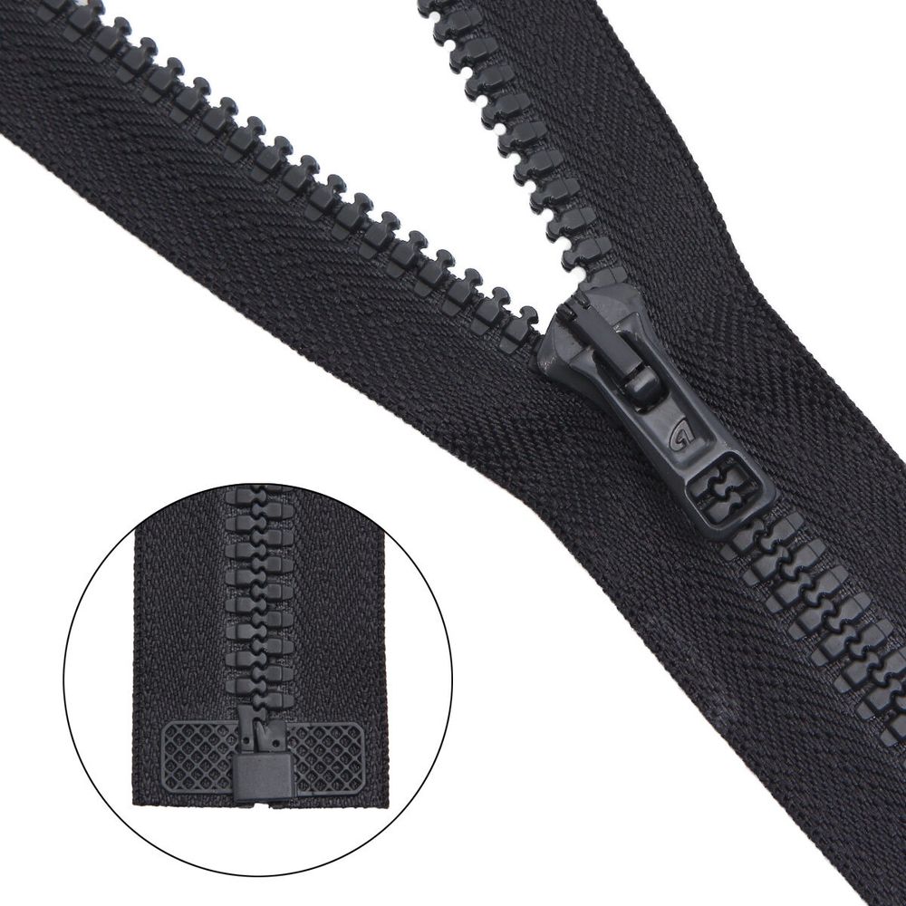 Молния трактор Arta Т6 (6 мм) 1 зам., разъем., 65 см, цв. 102 т.серый, уп.5 шт