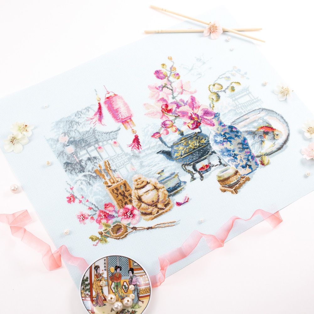 Набор для вышивания нитками Чудесная игла, Восточная фантазия, 40х30 см