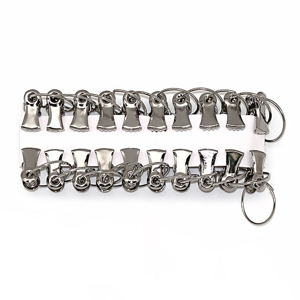 Зажим для штор 27 мм (⌀27 мм), с кольцом, 20 шт, никель, Blitz CL-008