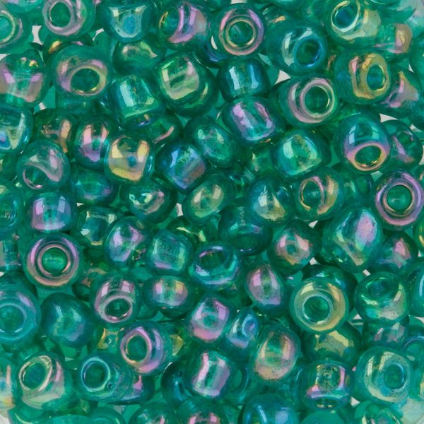 Бисер Zlatka 8/0 (2.9 мм), 100 г (10х10 г), №0180A св.бирюзовый, GR