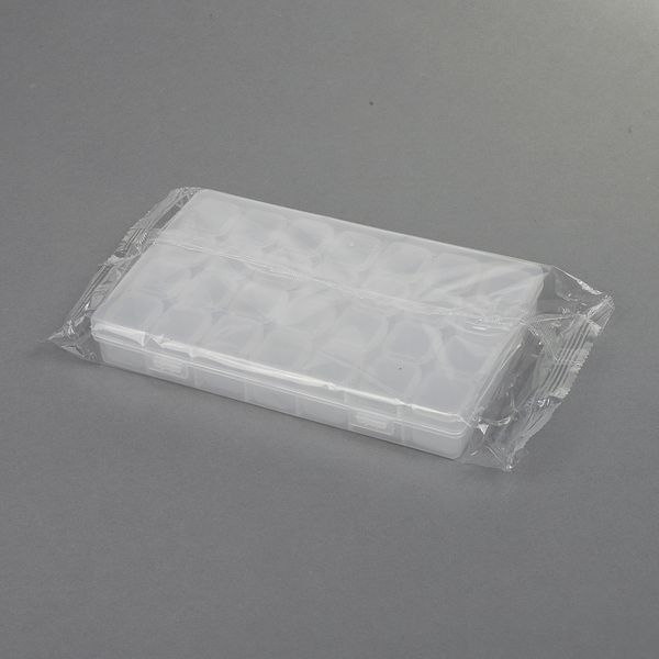 Контейнер для мелочей 17.5x11x2.5 см, К-28, 7 секций 4 яч. цв. в ассортименте