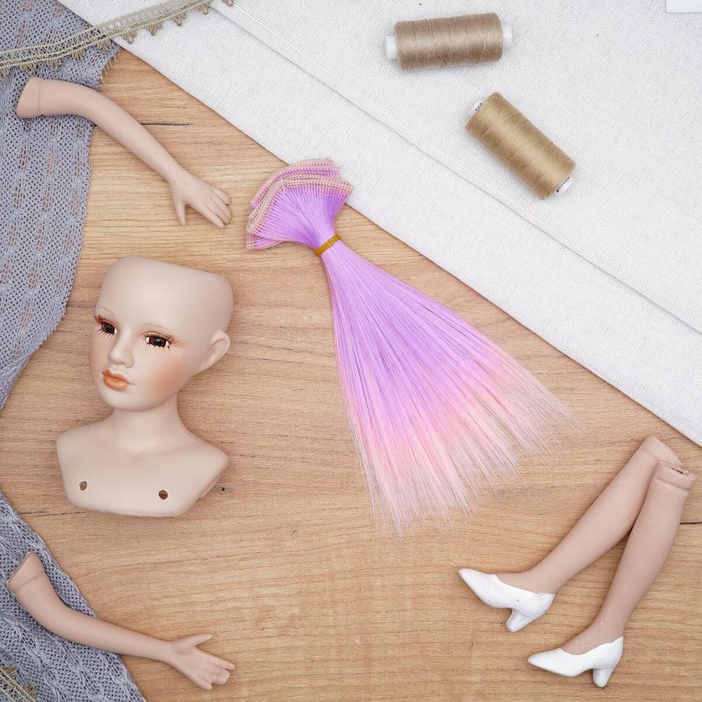 Трессы прямые Элит двухцветные №17/HT-3815/2317, длина 17см, ширина 100 см, 1шт, 26311